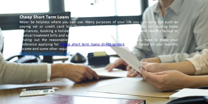 Short Term Loans Direct Lenders – A High Approval Loan in the Market
