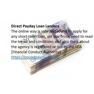 Direct Payday Loan Lenders – No Broker Loan for One and All