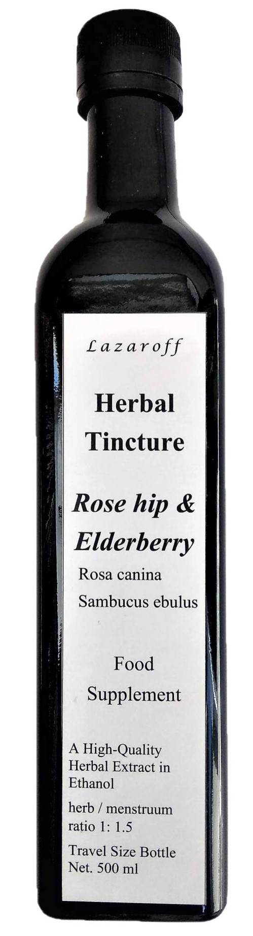 Rosehip & Elderberry Tincture  500 ml / 17 Fl Oz